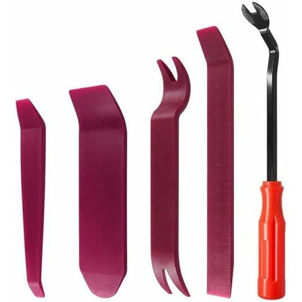 Car Stereo Removal Tool Plastic Door Panel Pry Breaker Screwdriver Four Piece Set Buckle 6 Inch Other Repair Kits & Tools