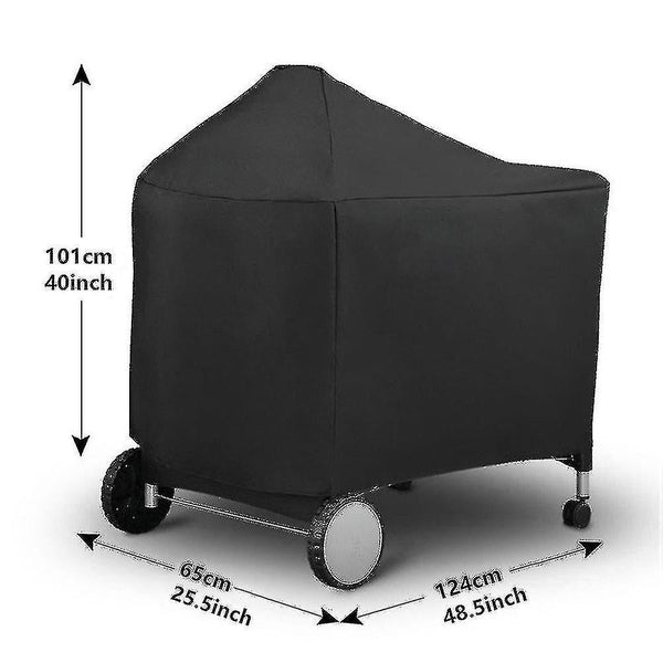 Weber Premium Performer Deluxe Grill Cover Black Barbecue Accessories