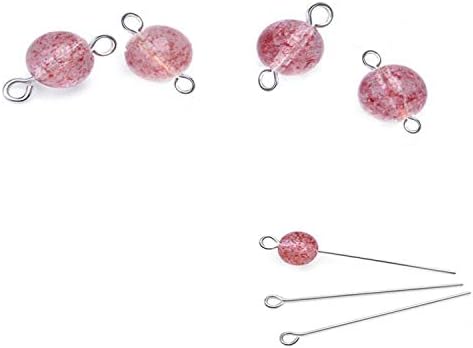 304 Stainless Steel Open Eye Pins For Jewelry Making 4Cm 300Pcs Silver Jewellery Cord & Wire