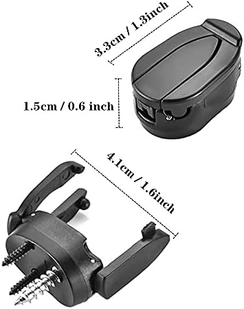 6Pc Foldable Golf Ball Picker Claw Suction Cup For Putter Grip Ball Pick Ups & Retrievers