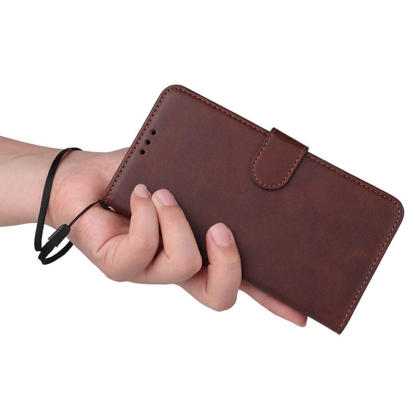 Compatible With Samsung A55 5G Leather Wallet Case Multiple Colors Brown Cases Covers & Skins