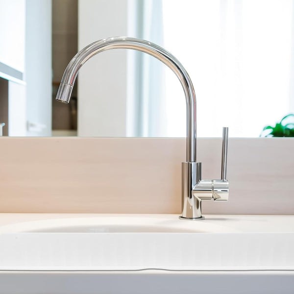 Silicone Sink Splash Guard: Kitchen & Bathroom Splatter Protector Kitchen Splashbacks