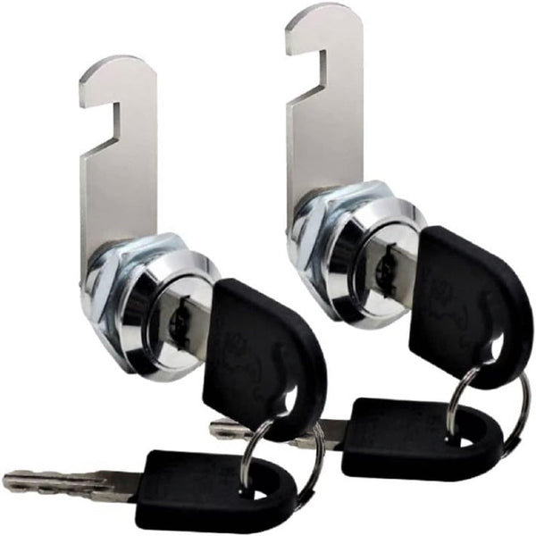 Keyed Alike Cabinet Locks 2 Pack Chrome Zinc Alloy 16Mm Cylinder Kitchen Cabinet Doors And Fronts