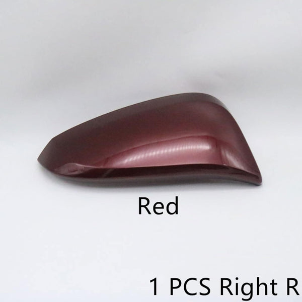 Side Rear View Mirror Cover Shell Holder Door Cap Housing Fit For To Yota Rav4 2013 2014 2015 2016 2017 2018 2019 Red Right Mirrors