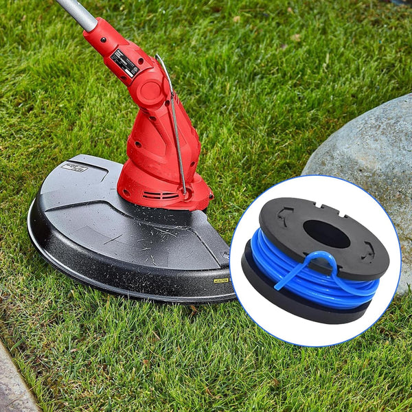 10 Pack String Trimmer Spool For Harbor Freight Bauer 19115C 20V Cordless 0.065" 10Ft Weed Eater Line (8 + Cap) String Trimmer Parts