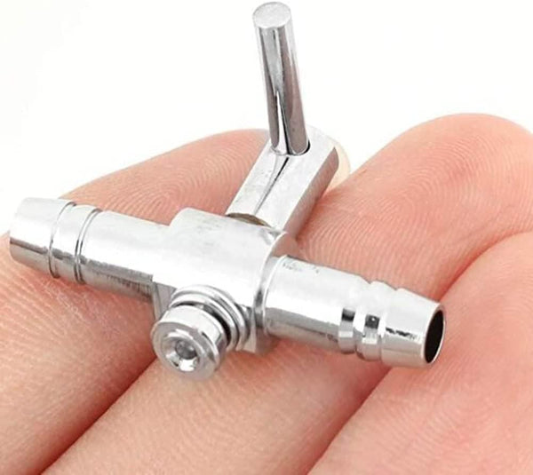 Aquarium Fish Tank Air Flow Control Lever Pump Single Way Valve 16Pcs Aquariums