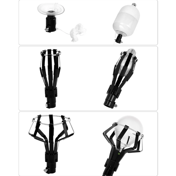 3 Piece Light Bulb Changer Kit For High Ceilings Light Bulbs