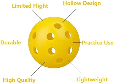 12 Pack Golf Practice Balls Hollow With Airflow 42Mm Plastic For Swing Training Driving Range Home Use Golf Balls