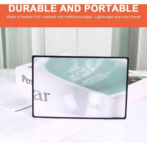3X Rectangular Fresnel Magnifying Glass Sheet 18 11.8 Cm Jewellery Loupes & Magnifiers