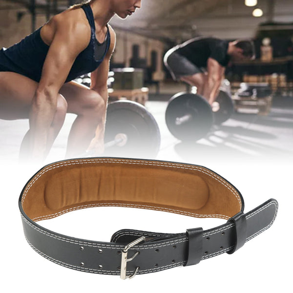 Weight Lifting Belt For Fitness Wide Support Rowing Squats Deadlifts Black Weighted Vests
