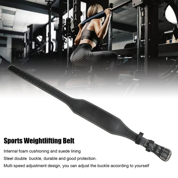 Weight Lifting Belt For Fitness Wide Support Rowing Squats Deadlifts Black Weighted Vests