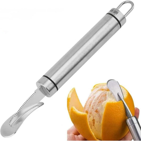 Stainless Steel Orange Peeler & Slicer Fruit Tool Kitchen Gadget Peelers & Slicers