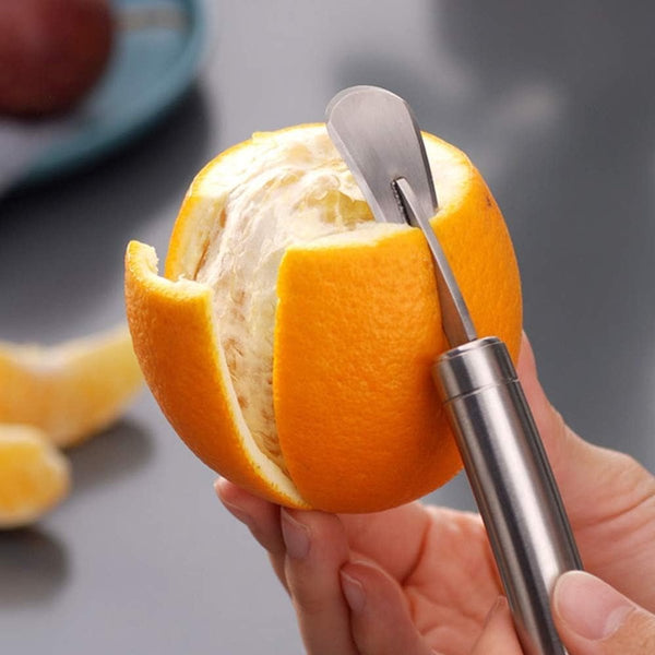 Stainless Steel Orange Peeler & Slicer Fruit Tool Kitchen Gadget Peelers & Slicers