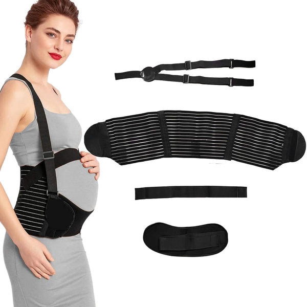 Belly Support Pregnancy Black Xl Belt Buckles