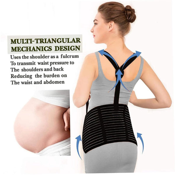 Belly Support Pregnancy Black Xl Belt Buckles