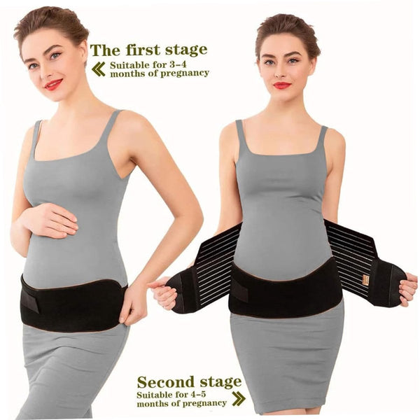 Belly Support Pregnancy Black Xl Belt Buckles