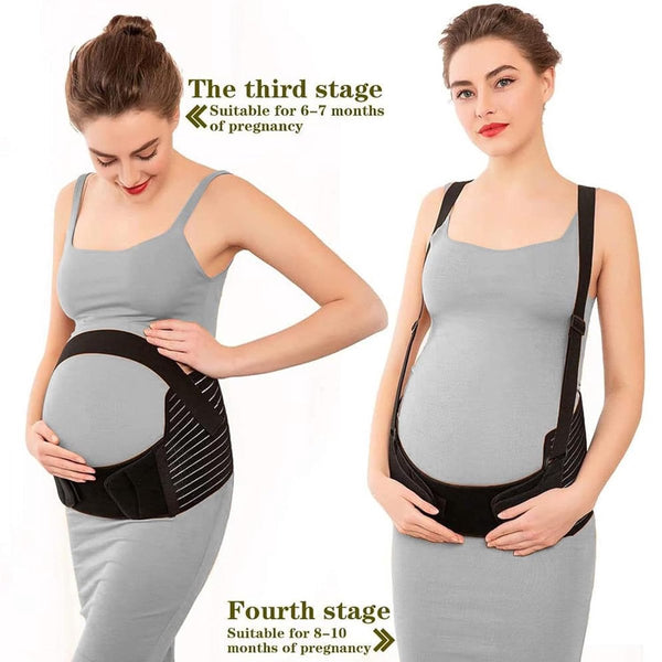 Belly Support Pregnancy Black Xl Belt Buckles
