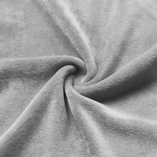 Set Of Velvet Gray Stretch Dining 6 Chair Covers