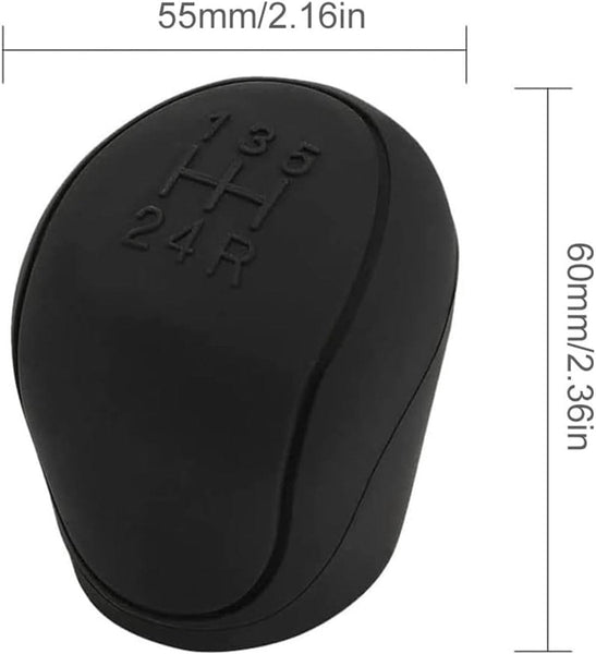 Universal Silicone Gear Shift Knob Cover Anti Slip Transmission Lever Protector Black Other Car Interior