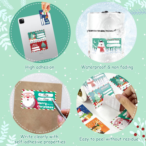 Labels (500 Sheets) Gift Stickers Handwritten Christmas Gifts For Women Men And Mothers Wrapping Paper Decorations 7.5*4 Cm Label Printers