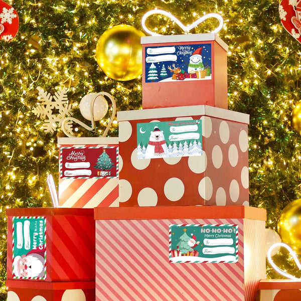 Labels (500 Sheets) Gift Stickers Handwritten Christmas Gifts For Women Men And Mothers Wrapping Paper Decorations 7.5*4 Cm Label Printers