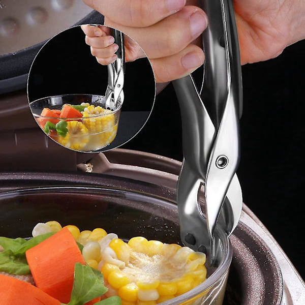 2 Piece Anti Burn Plate Clip Set For Air Fryer Stainless Steel & Silicone Air Fryer Accessories