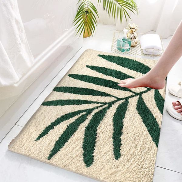 Soft Absorbent Non Slip Microfiber Bath Mat (40X60cm) Bath Mats Rugs & Toilet Covers