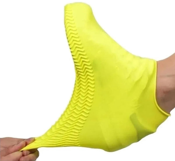 Waterproof Silicone Overshoes Reusable Non Slip Yellow Size L Other Clothing & Shoe Care