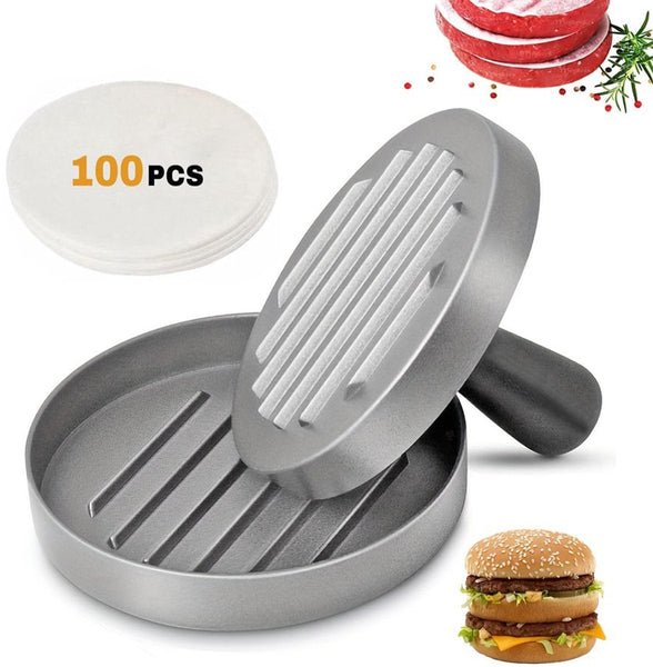 Hamburger Patty Maker Press Non Stick Aluminum Burger Mold For Perfect Patties Burger Presses