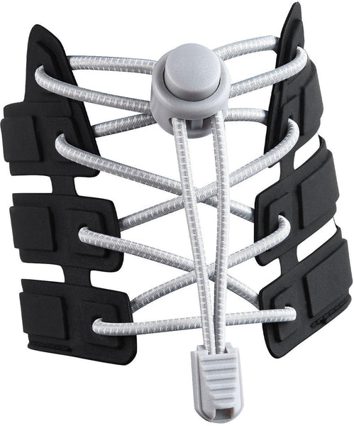 120Cm Elastic No Tie Shoelaces For Sneakers Quick Release Buckle Light Gray Shoe Laces