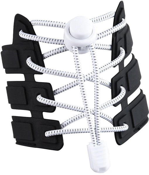 Sneaker Laces 120Cm Suitable For Sneakers Elastic Without A Tie Students And Adults Strong Buckle Quick Release Function (White) Shoe Laces