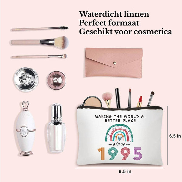 Makeup Bag Storage Birthday Women's For Girls Girlfriends Party Gifts Pencil Toiletry (1995) Makeup Bags & Cases
