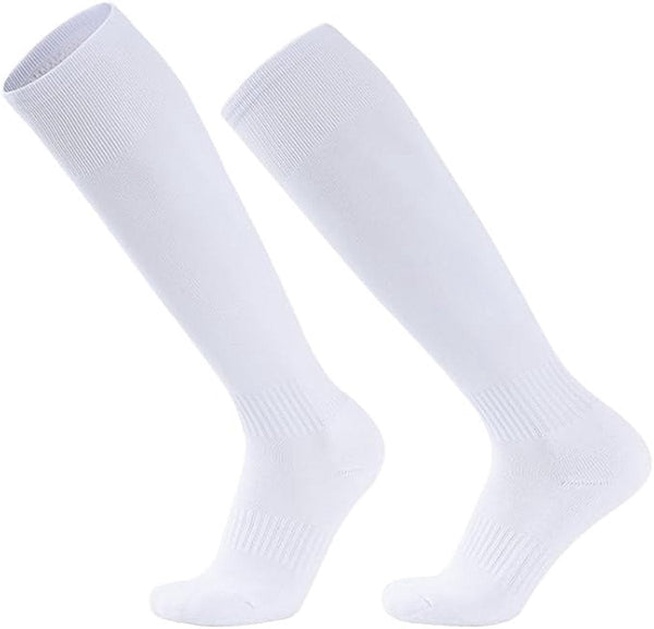 Sports Anti Slip Thickened Football Training Breathable And Sweat Wicking White Sizes 37 44 Socks