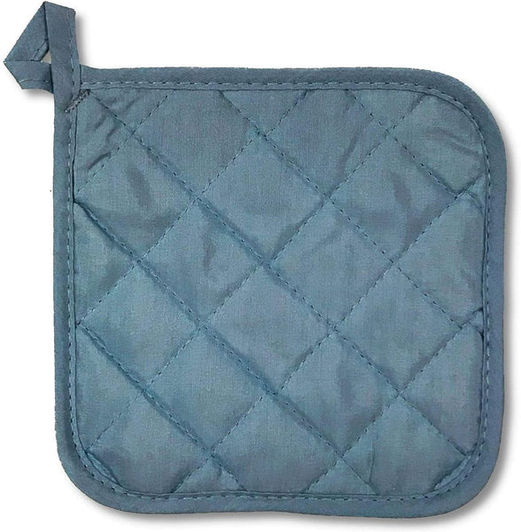 Placemat Set Of 5 Insulation Mats For The Kitchen Heat Resistant Large Daily Cooking And Baking (Dimensions: 6.5 X Inches Color: Blue) Coasters