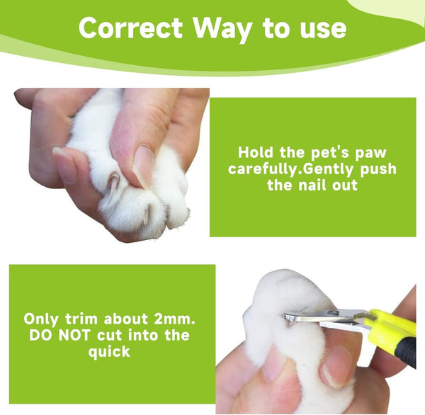 Professional Pet Nail Clippers Scissors Stainless Steel Cat Suitable For Small Dogs Puppies And Cats Dog Grooming