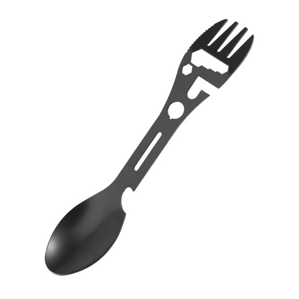 10 In Stainless Steel Spoon Fork Multitool Outdoor Activities Cutlery Sets