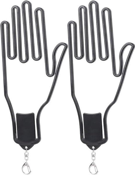 2 Pack Glove Supports Black Plastic Frame To Prevent Deformation For Golf And Outdoor Gloves Other Golf Accessories