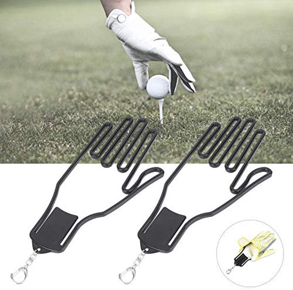 2 Pack Glove Supports Black Plastic Frame To Prevent Deformation For Golf And Outdoor Gloves Other Golf Accessories