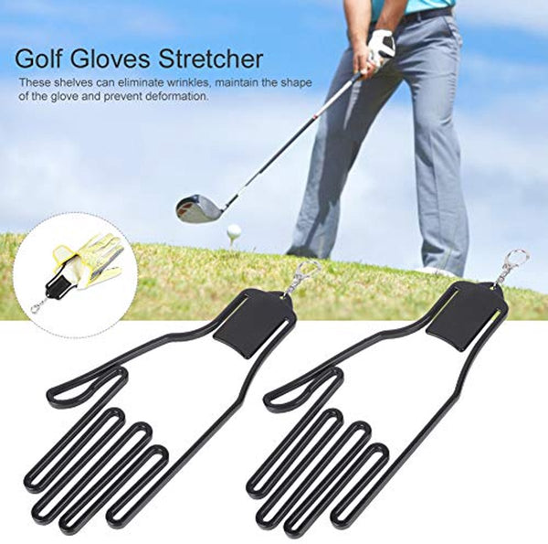 2 Pack Glove Supports Black Plastic Frame To Prevent Deformation For Golf And Outdoor Gloves Other Golf Accessories