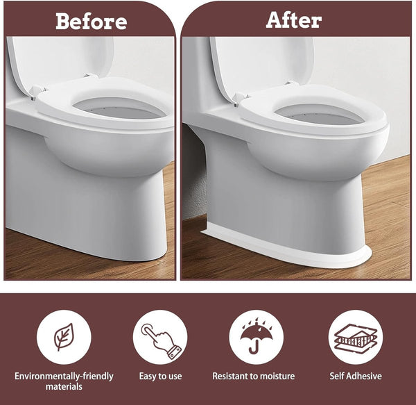 3 Rolls White Waterproof Sealing Tape For Kitchens Bathrooms Showers Adhesive Tapes