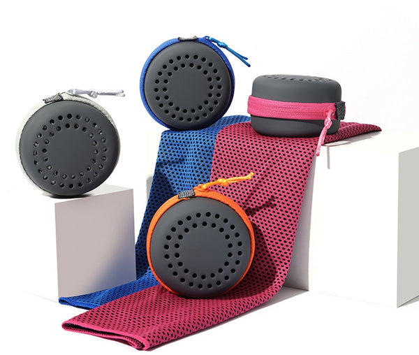 Cooling Towel For Summer & Sports Quick Drying Towels Running With Storage Box 30X80 Cm (Adult Size) Sky Blue Towels & Washcloths