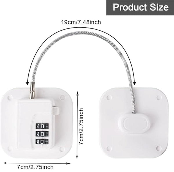 Child Locks 2 Pack Refrigerator Drawer Cabinets & Cupboards
