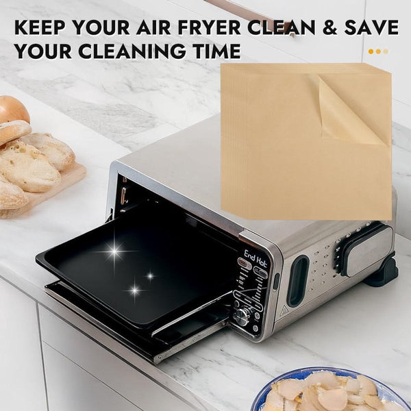 Baking Paper 12 Inch Airfryer 200 Sheets Disposable Liner Oven Accessory With Hinged Lid Air Fryer Accessories