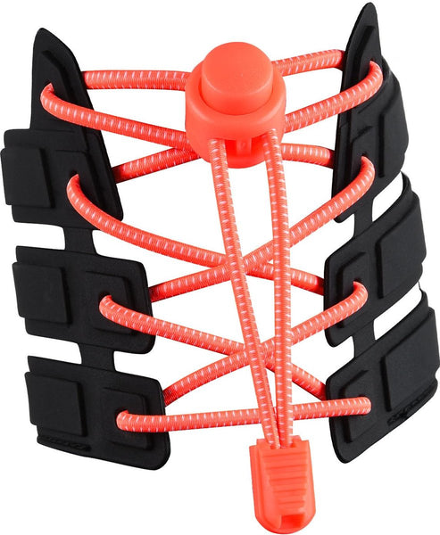 Sneaker Laces 120Cm Sneakers Elastic Without A Tie Suitable For Students And Adults Strong Buckle Quick Release Function Fluorescent Orange Shoe Laces