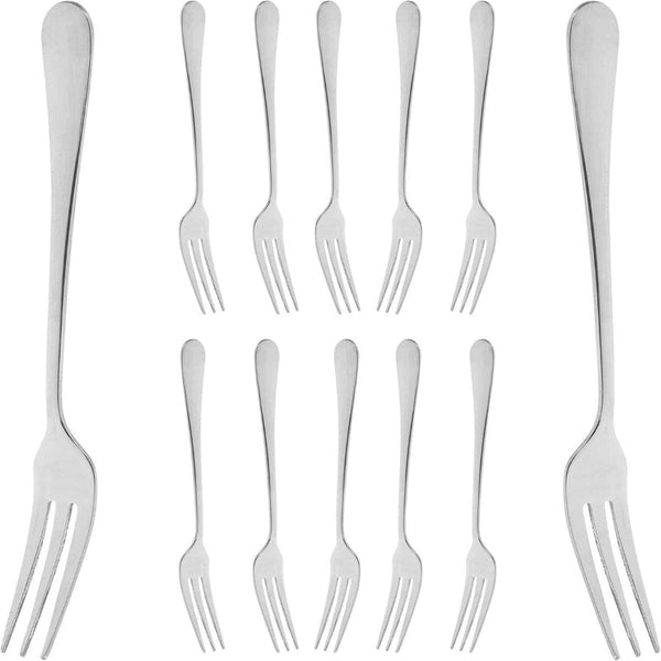 Fruit 12 Pieces Mini Made Of Stainless Steel Portable Snacks And Desserts Suitable Family Gatherings Restaurants Cutlery Formal Dinners Outdoor Events