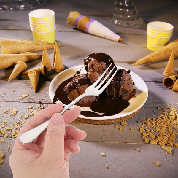 Fruit 12 Pieces Mini Made Of Stainless Steel Portable Snacks And Desserts Suitable Family Gatherings Restaurants Cutlery Formal Dinners Outdoor Events