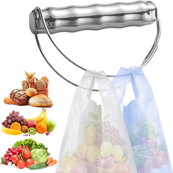 Shopping Bag Handles Stainless Steel Supports 23Kg Reusable Reusable Shopping Bags