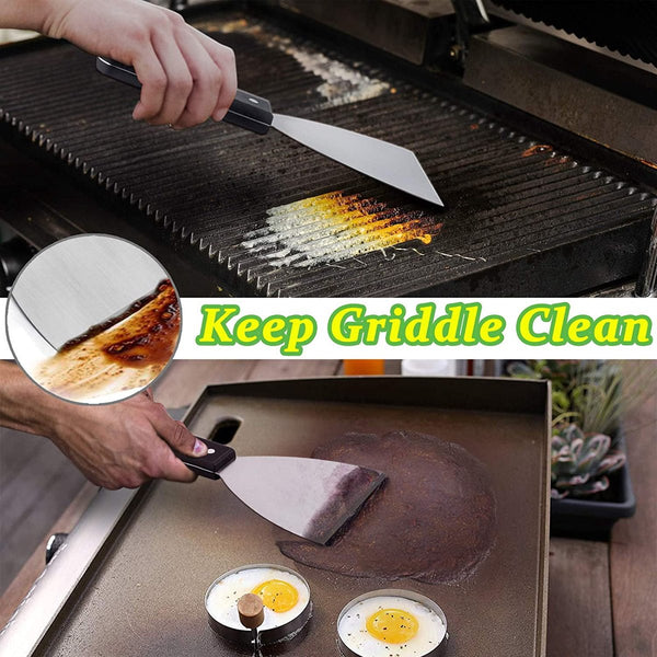 2 Piece Stainless Steel Spatula Set For Grills & Food Processing Spatulas
