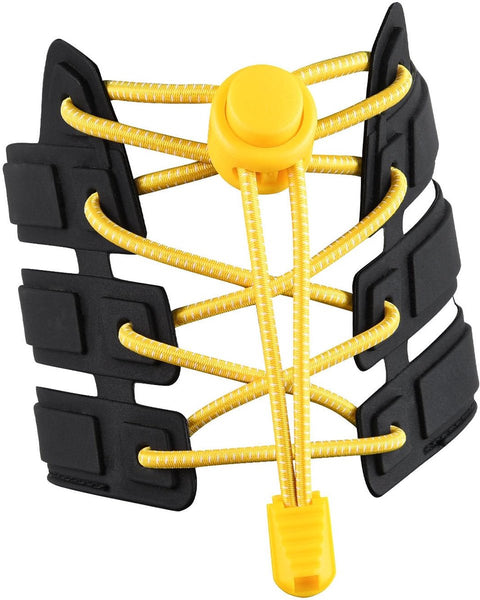 Sneaker Laces 120Cm Suitable For Sneakers Elastic Without A Tie Students And Adults Strong Buckle Quick Release Function (Yellow) Shoe Laces