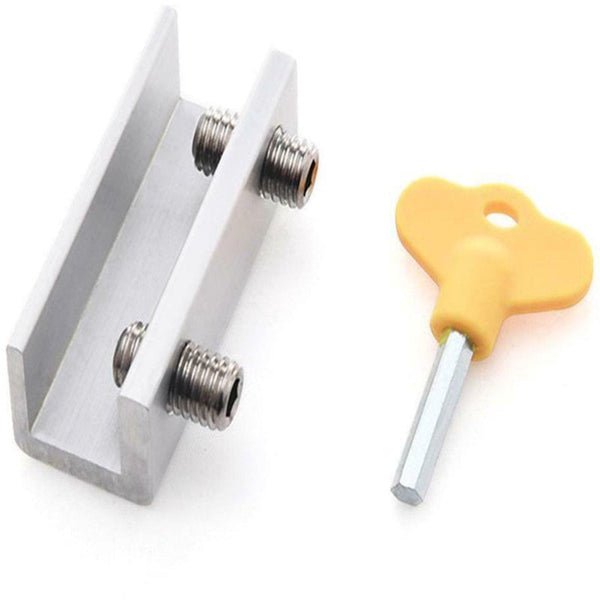 4 Pack Reusable Window Locks Aluminum & Stainless Steel Security Other Window Accessories